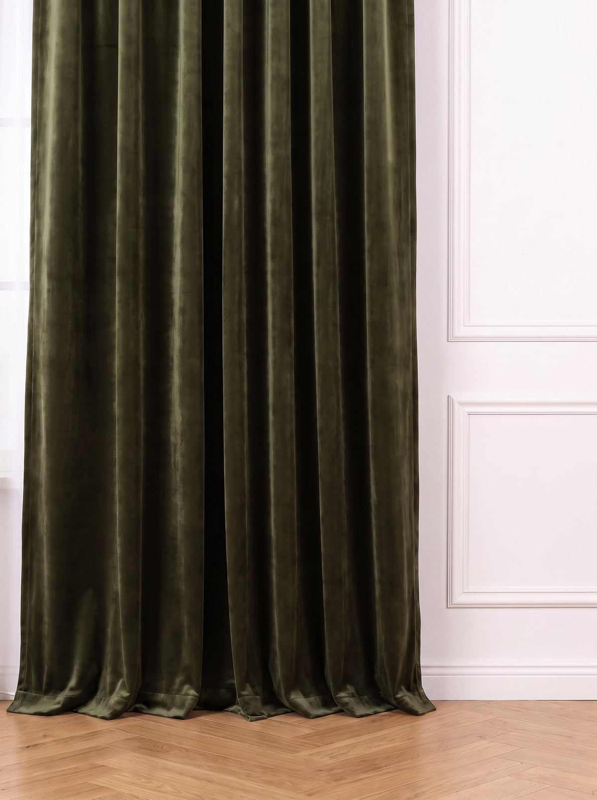 Draperie Catifea Premium Verde Oliv Perdele de Poveste