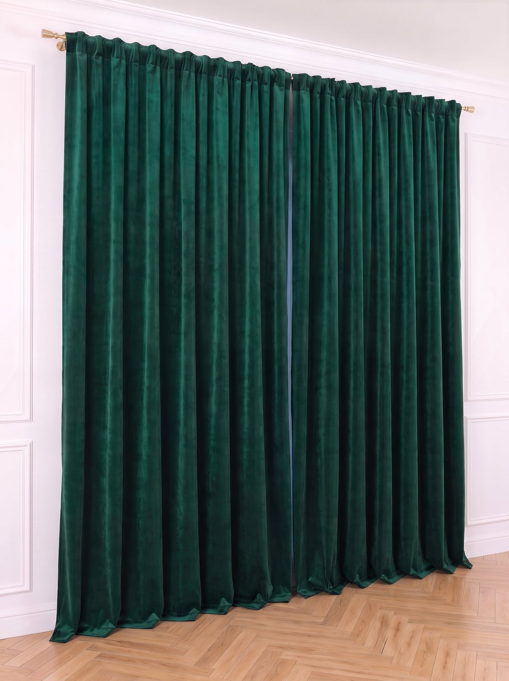 Draperie Catifea Premium Verde Smarald Perdele de Poveste