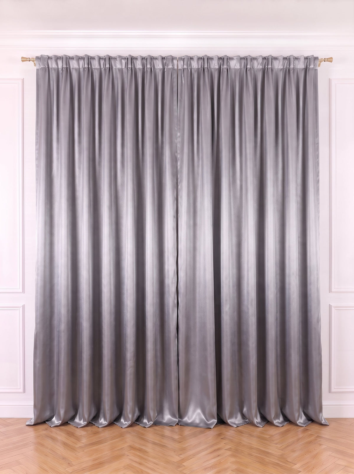 Draperie Soft Gri Argintiu Perdele de Poveste