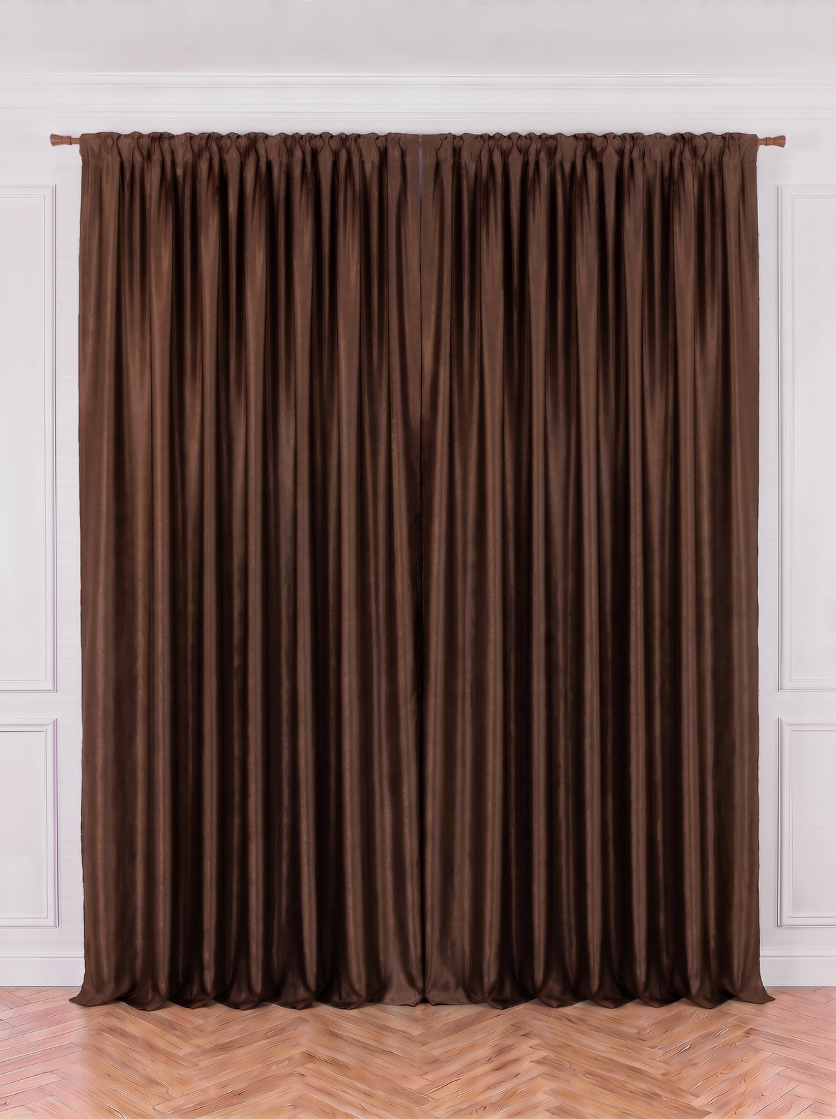 Draperie Soft Maro Ciocolată Perdele de Poveste