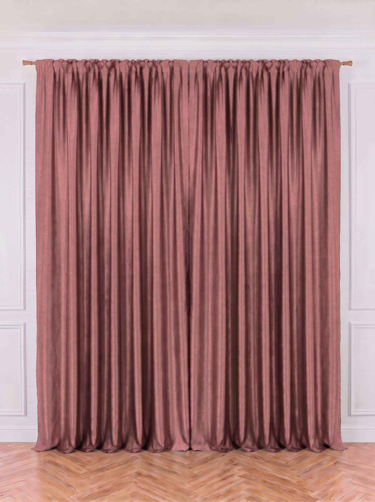 Draperie Soft Roz Prăfuit Perdele de Poveste