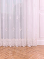 Perdea Florenza · broderie medalion complexă Perdele de Poveste