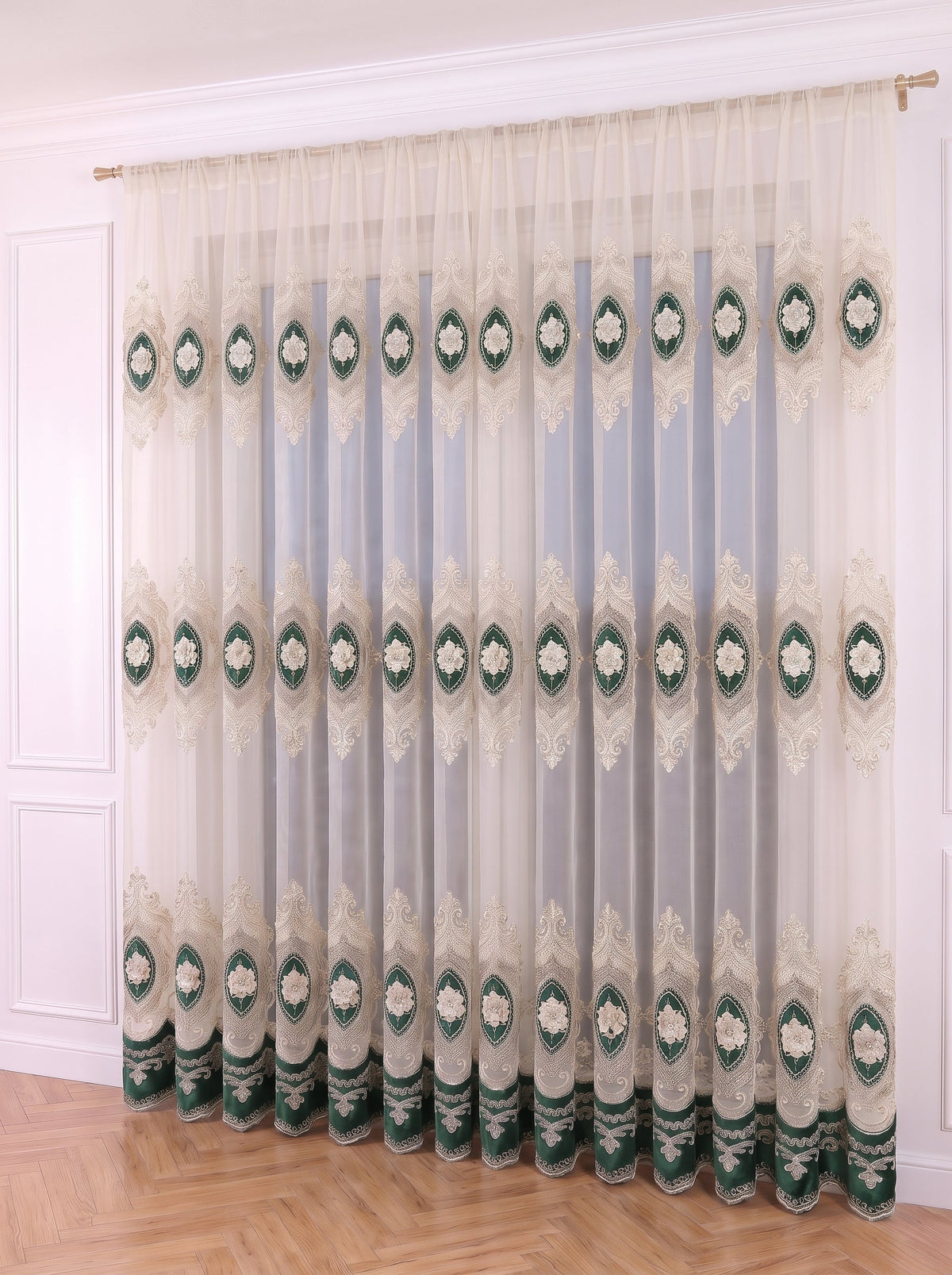 Perdea Imperial verde Perdele de Poveste