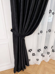 Set Perdea si Draperie Catifea Premium Romelia Perdele de Poveste