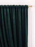 Set · Perdea Ploiță albă + Draperie Catifea Premium Verde Brad Perdele de Poveste