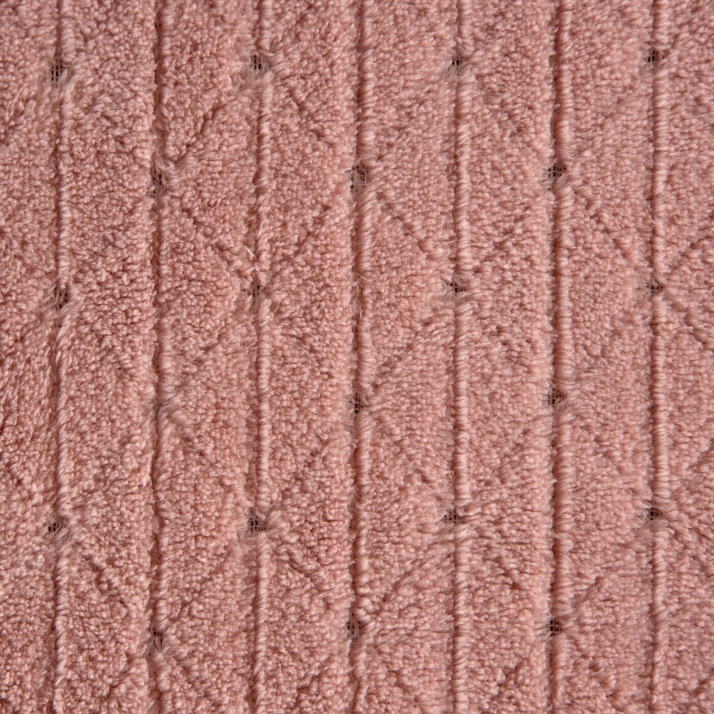 Pătură moale și plăcută la atingere, cu model în relief roz CINDY 4 Perdele de Poveste