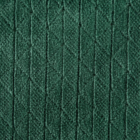Pătură moale și plăcută la atingere, cu model în relief verde închis CINDY 4 Perdele de Poveste
