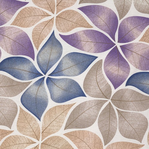 Lenjerie de pat cu un motiv colorat de flori simetrice multicolor IDA 05 Perdele de Poveste