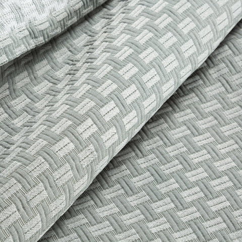 Cuvertură de Pat din bumbac cu model jacquard fin măsline Colecția Terra MUNTENEGRU Perdele de Poveste