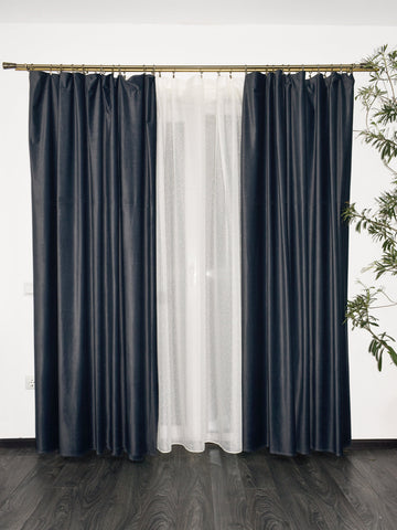 Draperie Catifea Premium Blackout negru petrol (2025) Perdele de Poveste