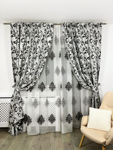 Set Perdea si Draperie Blackout Viorica Perdele de Poveste