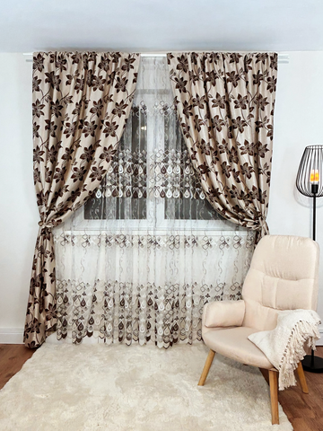 Set Perdea si Draperie Blackout Naomi Perdele de Poveste