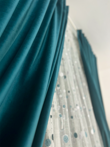 Set Perdea si Draperie Catifea Premium Amelia Perdele de Poveste